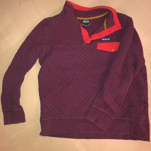 PATAGONIA - maroon quilted pullover